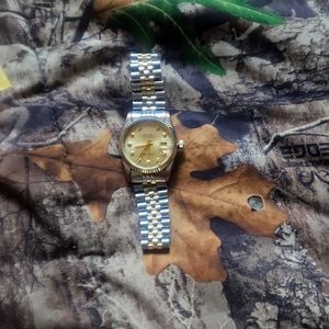 2 tone unisex Rolex watch